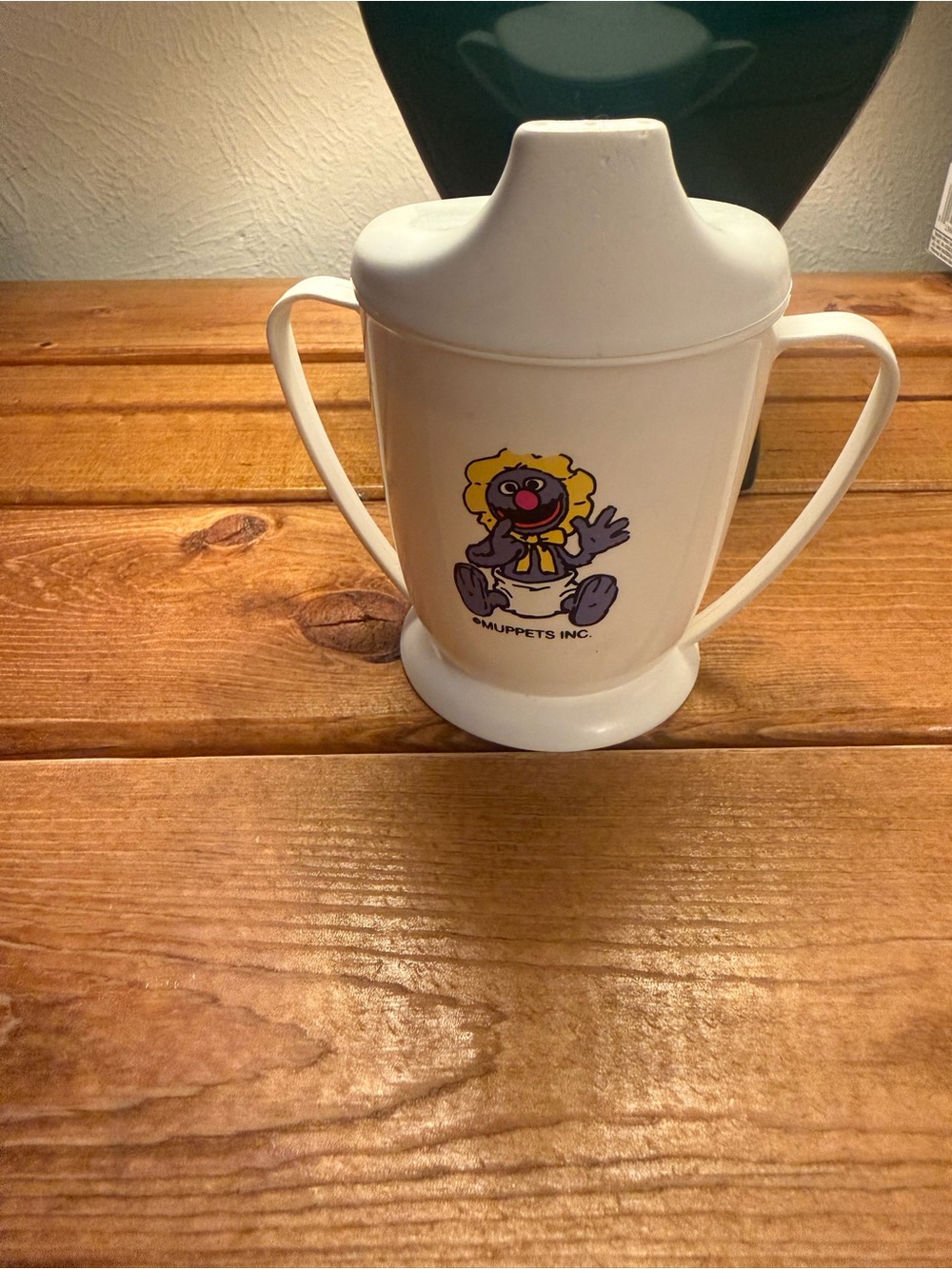 Vintage 1987 Sesame Street baby sippy cup